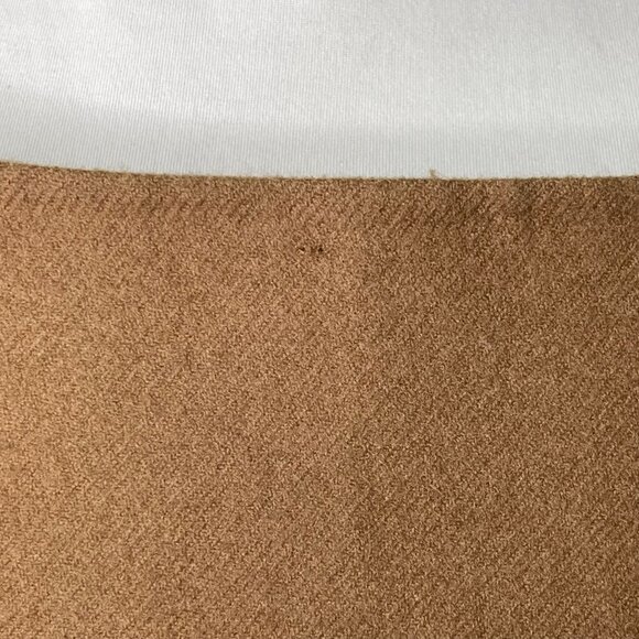 Max Mara Weekend Women's Brown Tan 100% Wool Wrap Midi Skirt Size 12 US - Picture 6 of 7